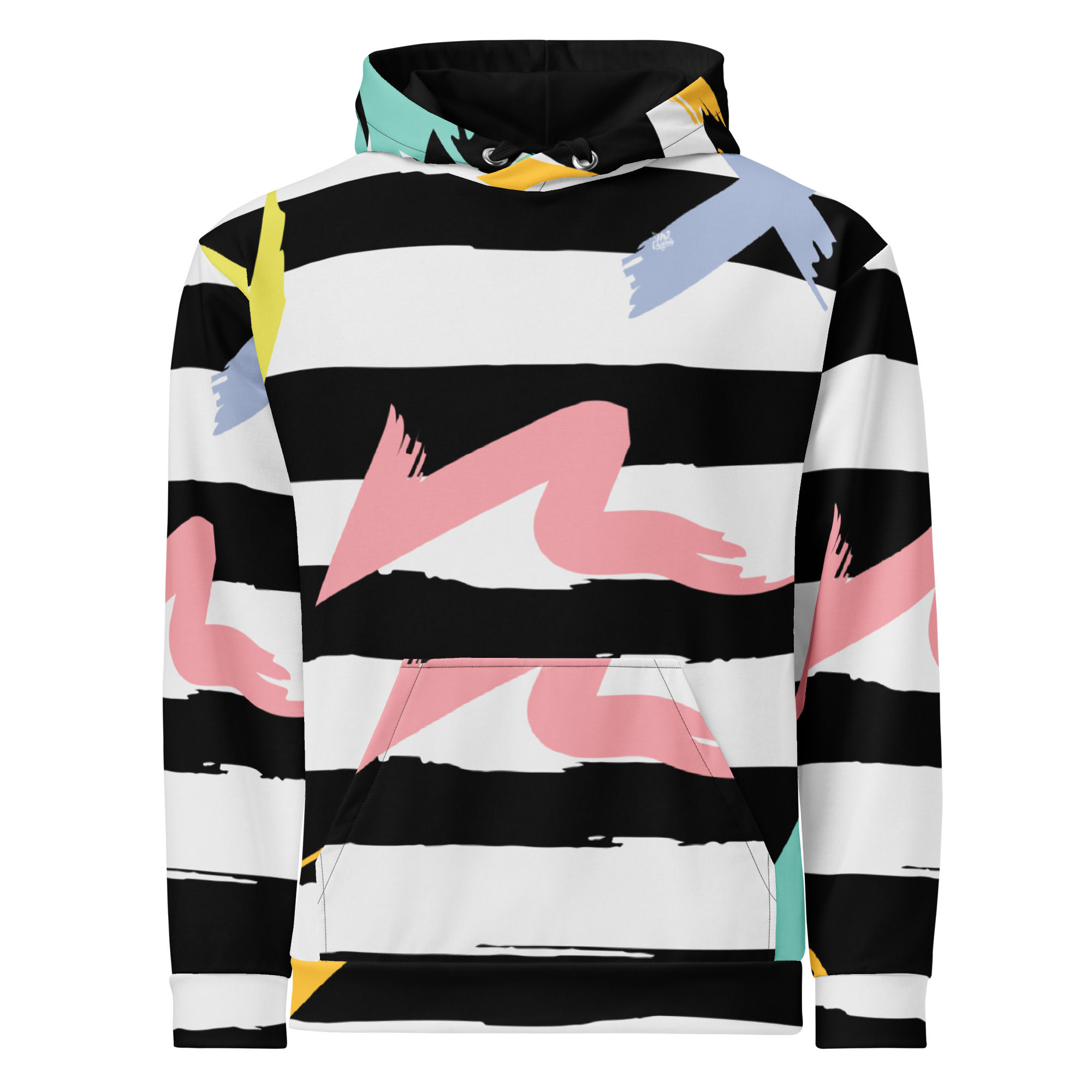 Rockstar Essentials Pullover Hoodie (Unisex; Letters From Paris)