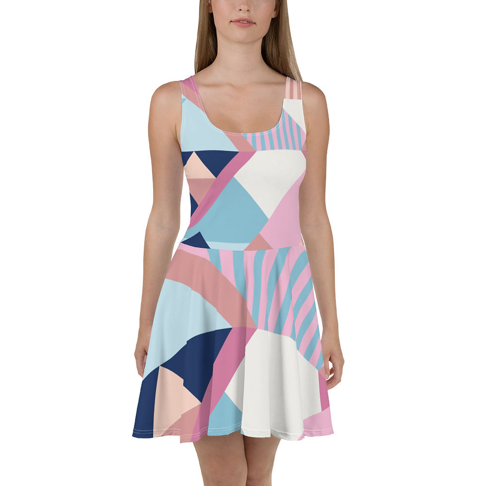 Thumbnail: Rockstar Essentials Women’s A-Line Skater Sun Dress (Aleksandra)