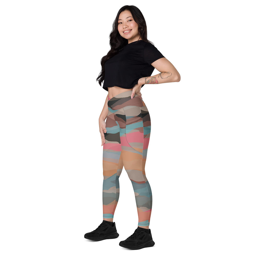 Thumbnail: Rockstar Essentials Women’s Crossover Leggings w/ Pockets (Santa Anna)