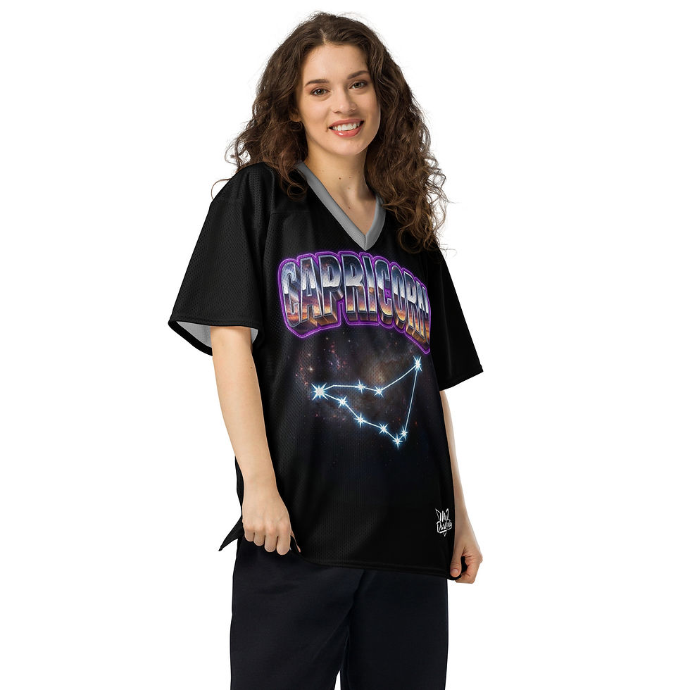 Thumbnail: Zodiac American Football Jersey (Capricorn; Unisex)