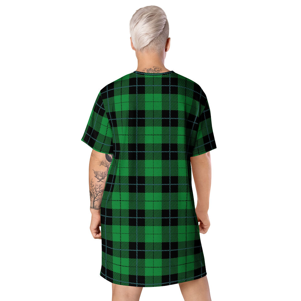 Thumbnail: Rockstar Essentials Women’s T-Shirt Dress (Punk; Duncan; Emerald)