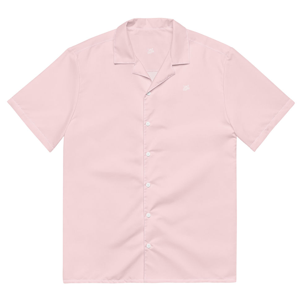 Thumbnail: Classic Essentials Short Sleeve Button Down Shirt (Unisex; Pink Champagne)