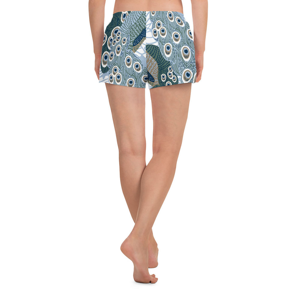 Thumbnail: Classic Essentials Athletic Shorts (Unisex; Peacock)