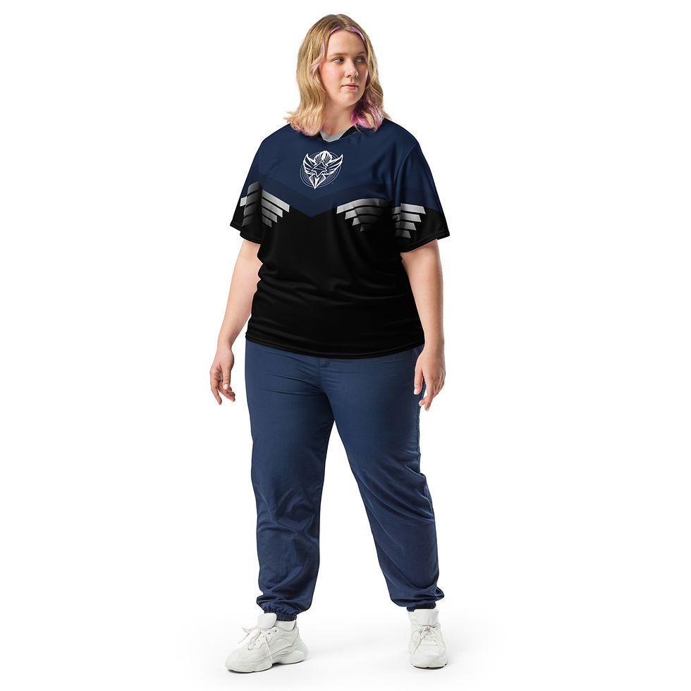 Thumbnail: Superhuman Essentials Sports Jersey (Unisex; Paladin; Navy/Black)