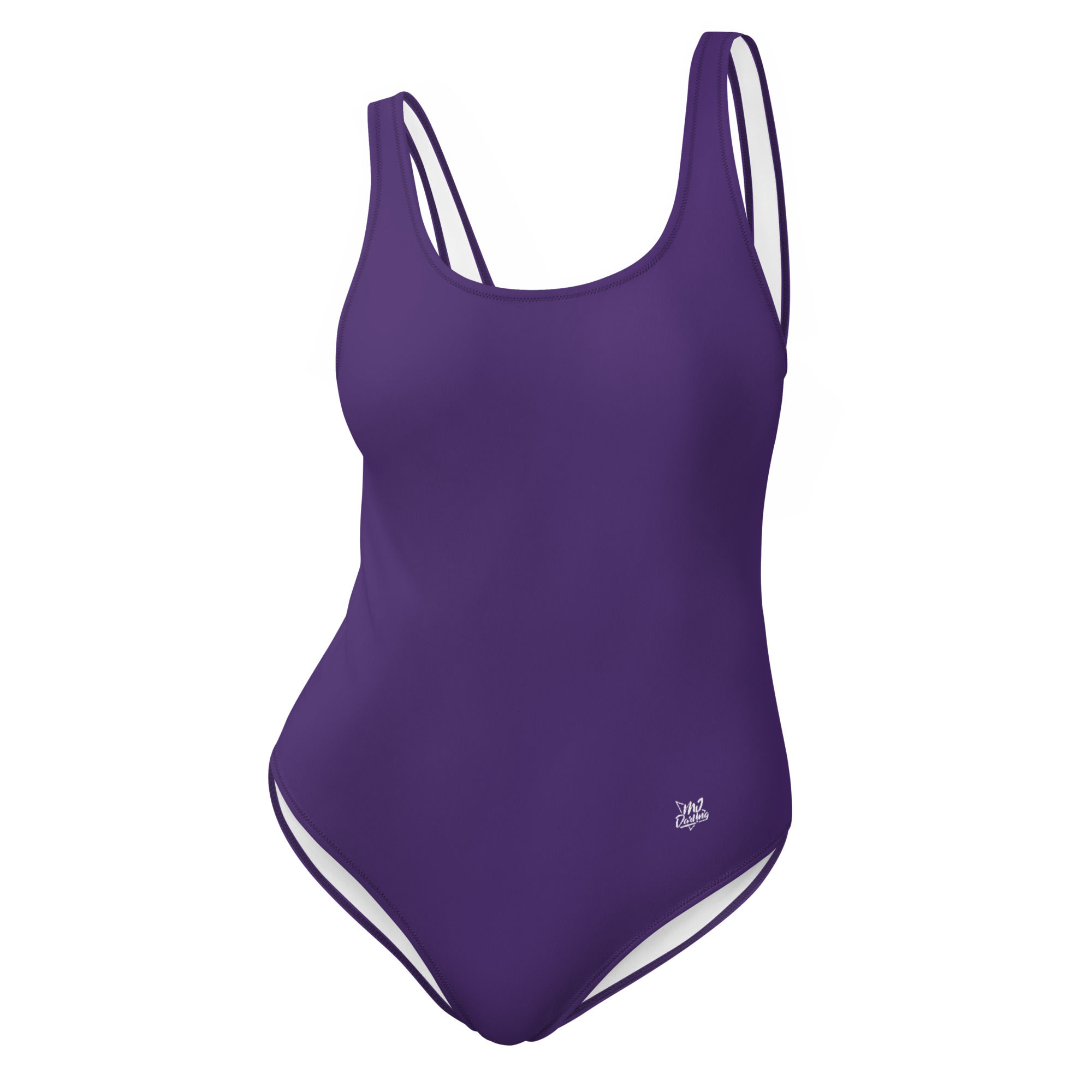 Classic Essentials Women's One-Piece Swimsuit (Purple)