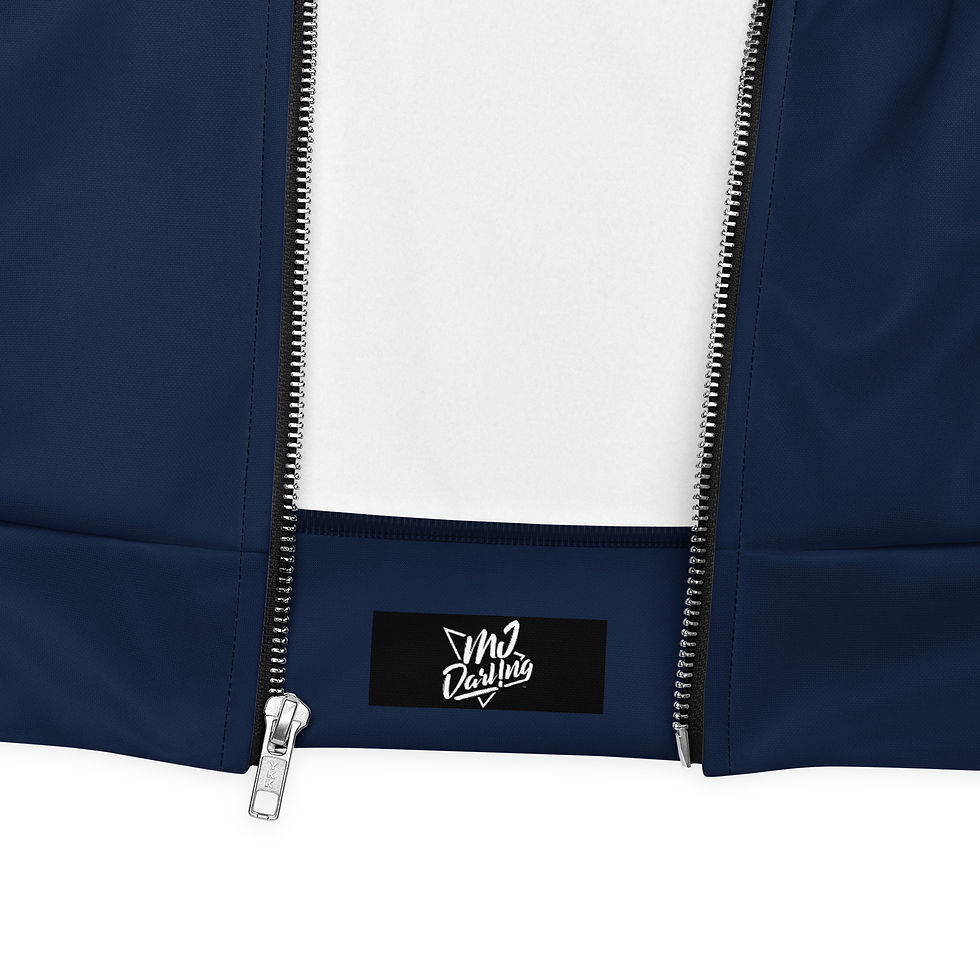 Thumbnail: Classic Essentials Bomber Jacket Liner Zip Sweater (Unisex; Navy)