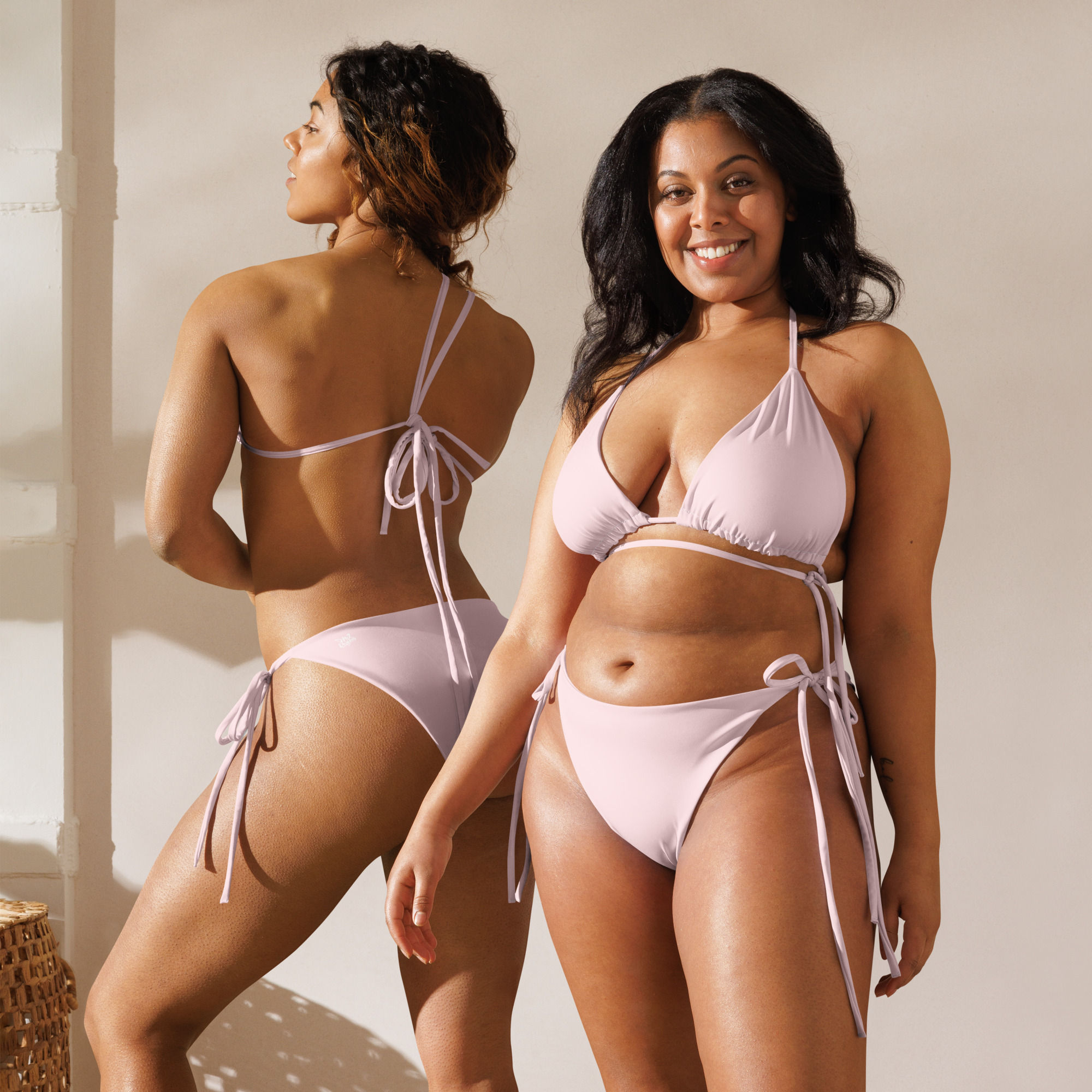 Classic Essentials Women's String Bikini (Pink Champagne)