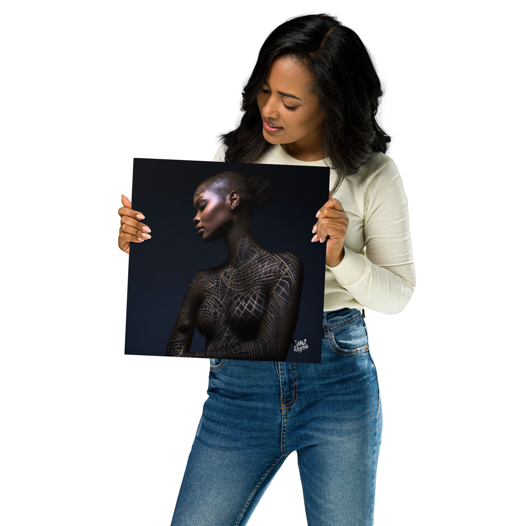 Metal Print (Black & Gold) 6