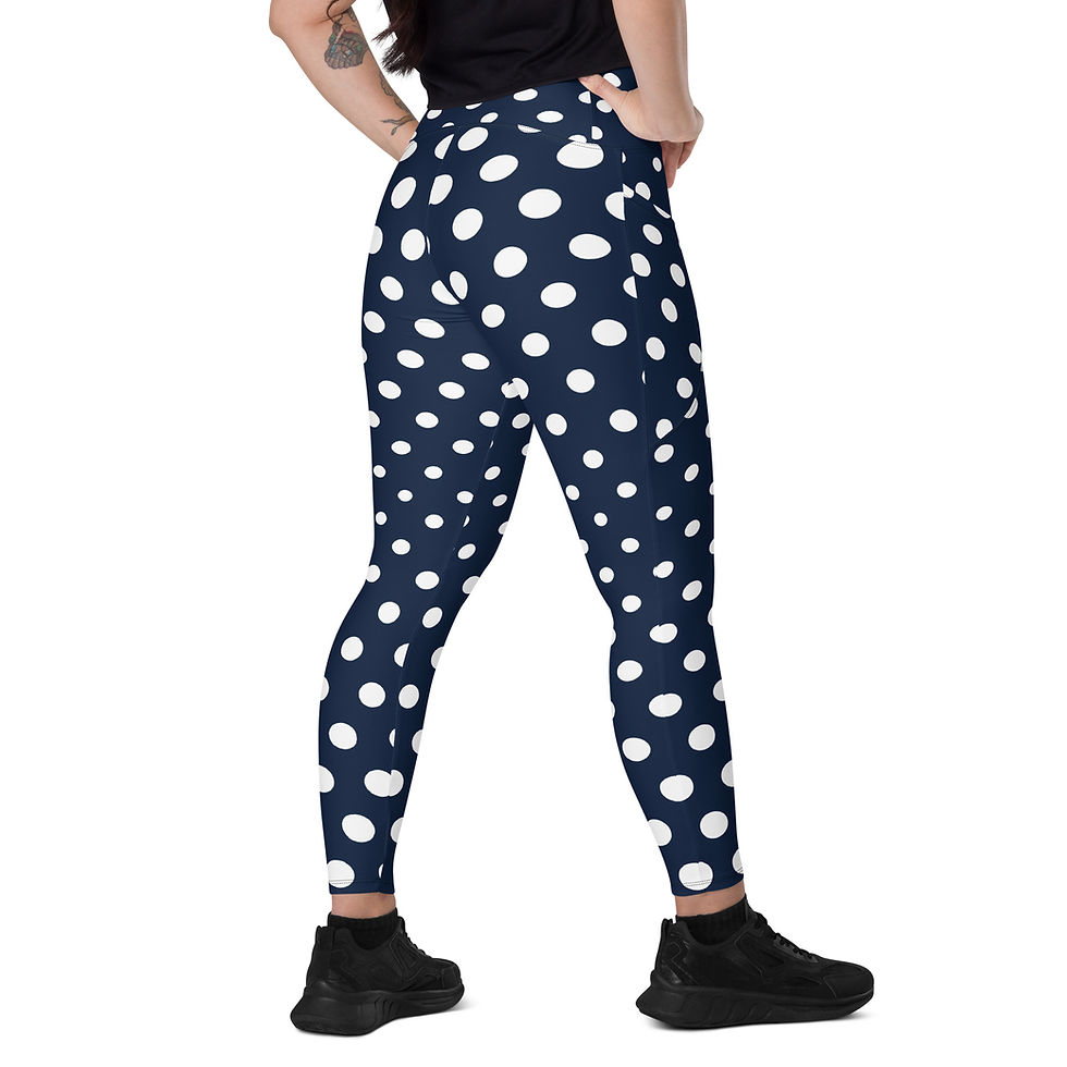 Thumbnail: Rockstar Essentials Women’s Crossover Leggings w/ Pockets (Constellations)