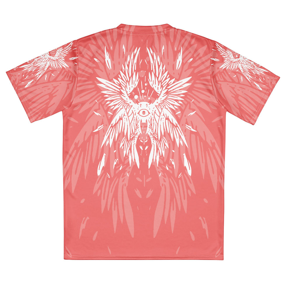 Thumbnail: Superhuman Essentials Sports Jersey (Unisex; Be Not Afraid; Salmon)