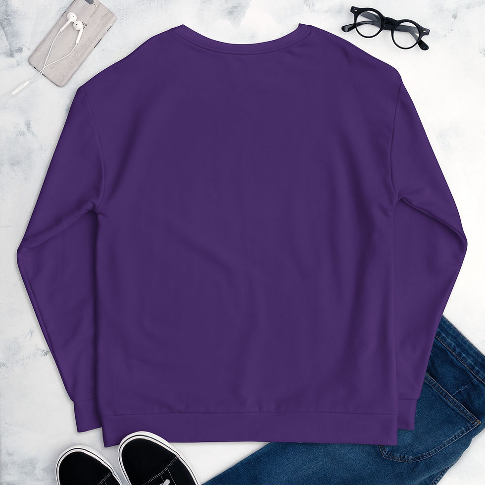Thumbnail: Classic Essentials Pullover Sweatshirt (Unisex; Purple)