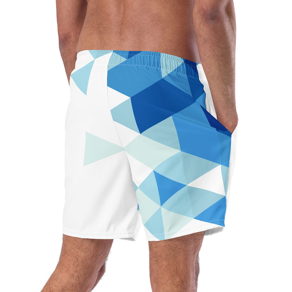 Thumbnail: Superhuman Essentials Men's Swim Trunks (Crystal Clear)