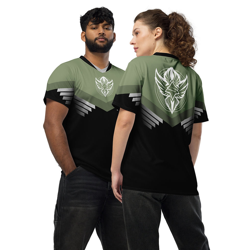 Thumbnail: Superhuman Essentials Sports Jersey (Unisex; Paladin; Fatigues/Black)