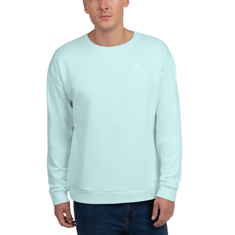Thumbnail: Classic Essentials Pullover Sweatshirt (Unisex; Cyan)