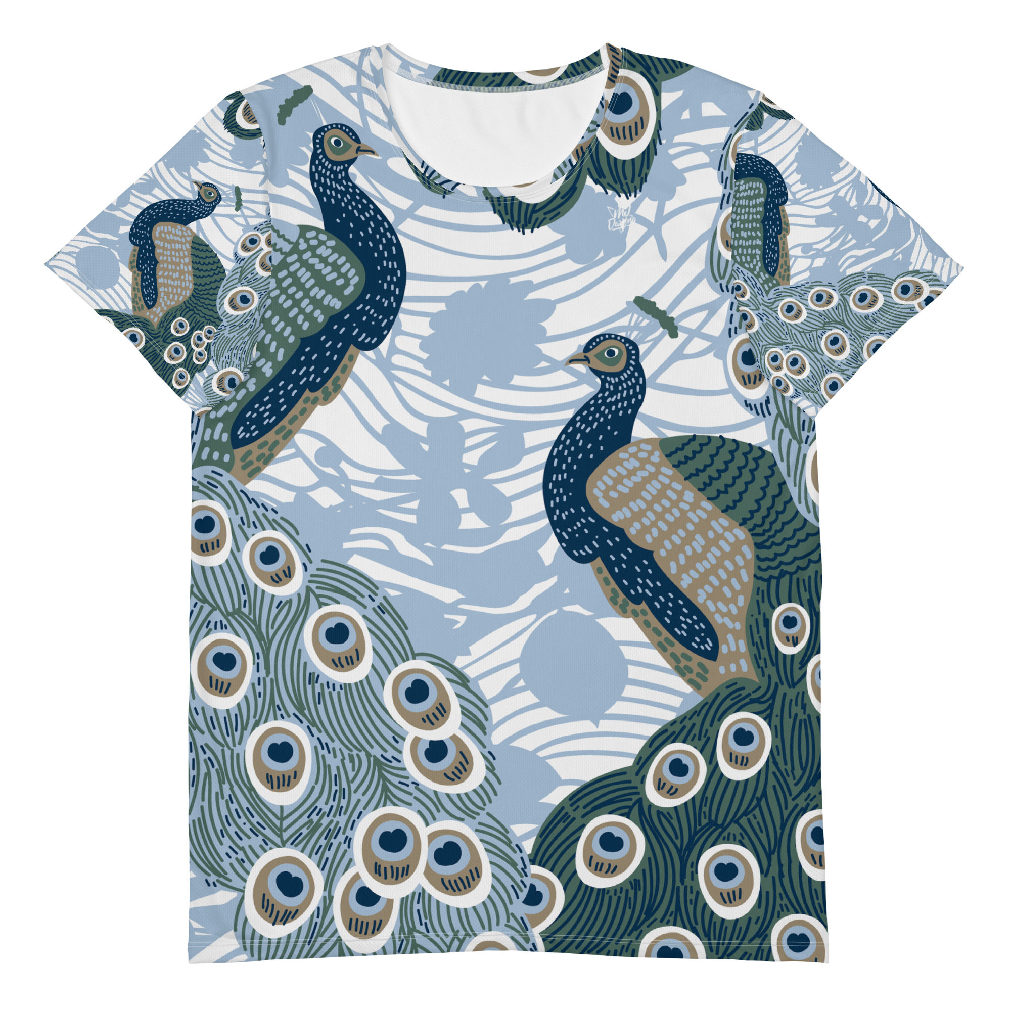 Classic Essentials Men's Athletic T-shirt (Peacock)