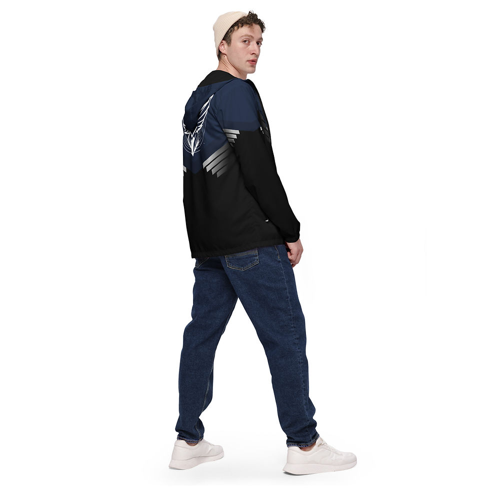 Thumbnail: Superhuman Essentials Men's Windbreaker (Paladin; Navy/Black)