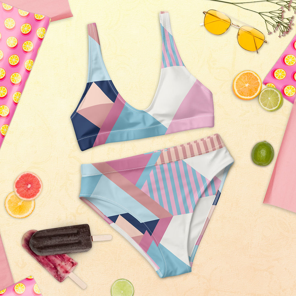 Thumbnail: Rockstar Essentials Women's High-Waisted Bikini (Aleksandra) 