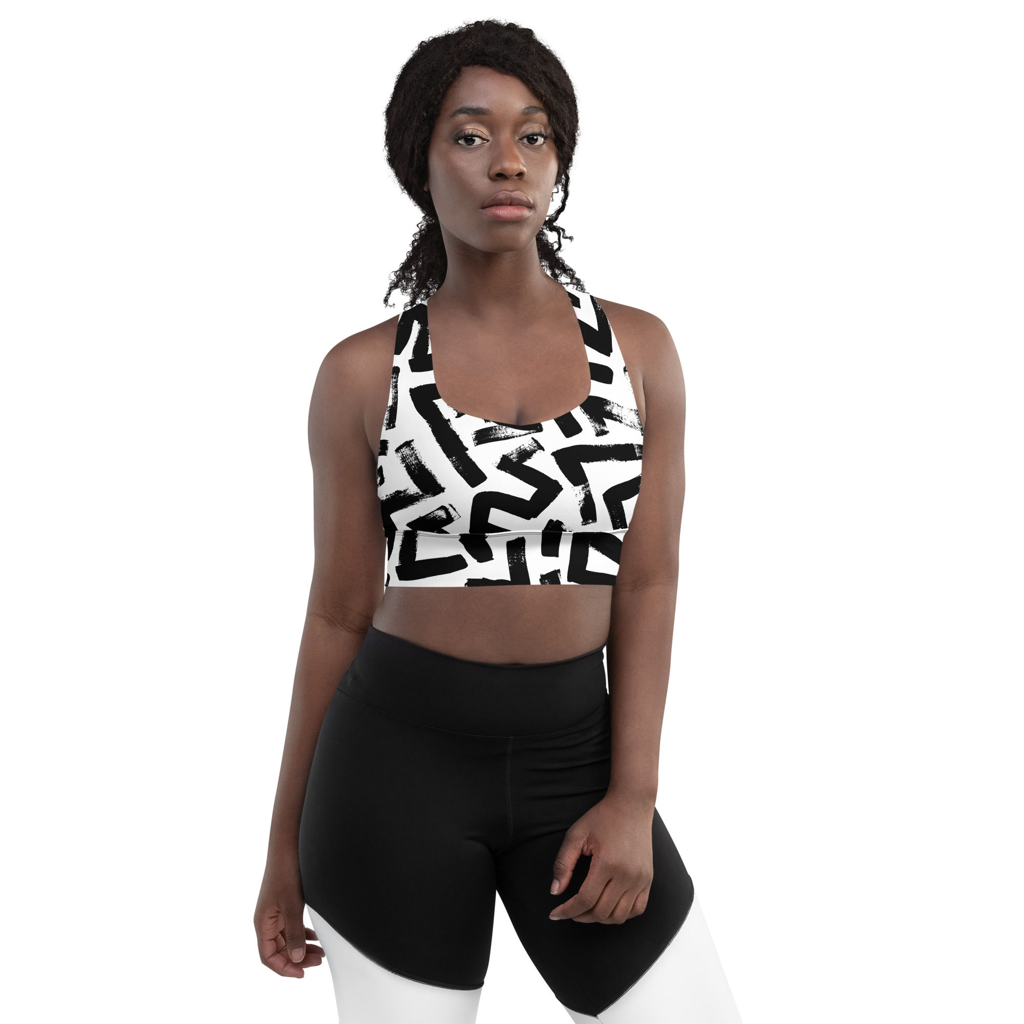 Rockstar Essentials Women’s Longline Sports Bra/Top (Zelda)