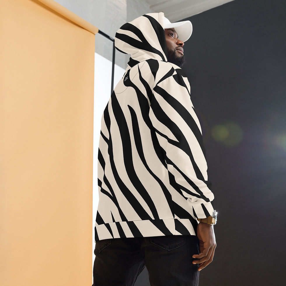 Thumbnail: Rockstar Essentials Pullover Hoodie (Unisex; Zebra)
