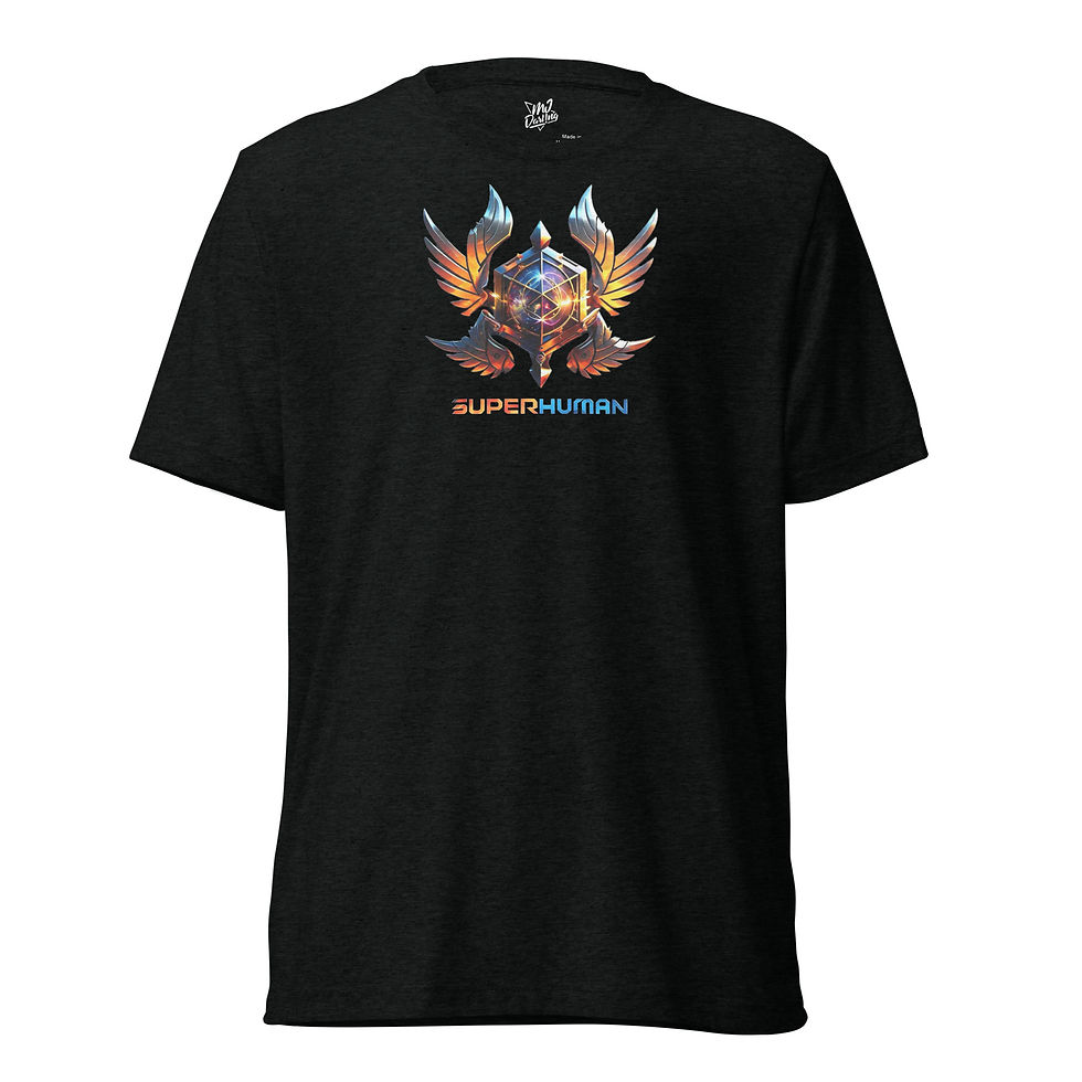 Thumbnail: Superhuman Essentials Short Sleeve T-Shirt (Chrome Crest; w/ Color Options)