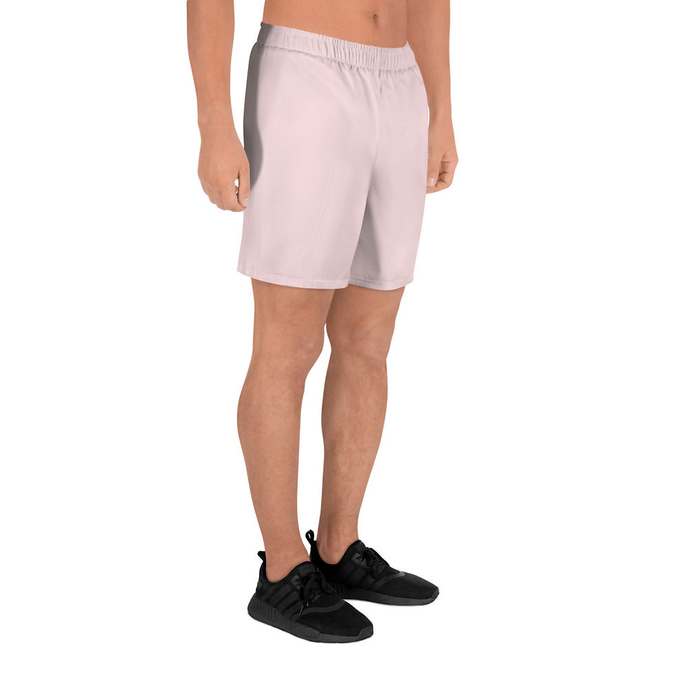 Thumbnail: Classic Essentials Athletic Shorts (Unisex; Long; Pink Champagne)