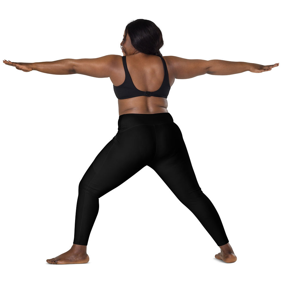 Thumbnail: Classic Essentials Women’s Crossover Leggings w/ Pockets (Black)