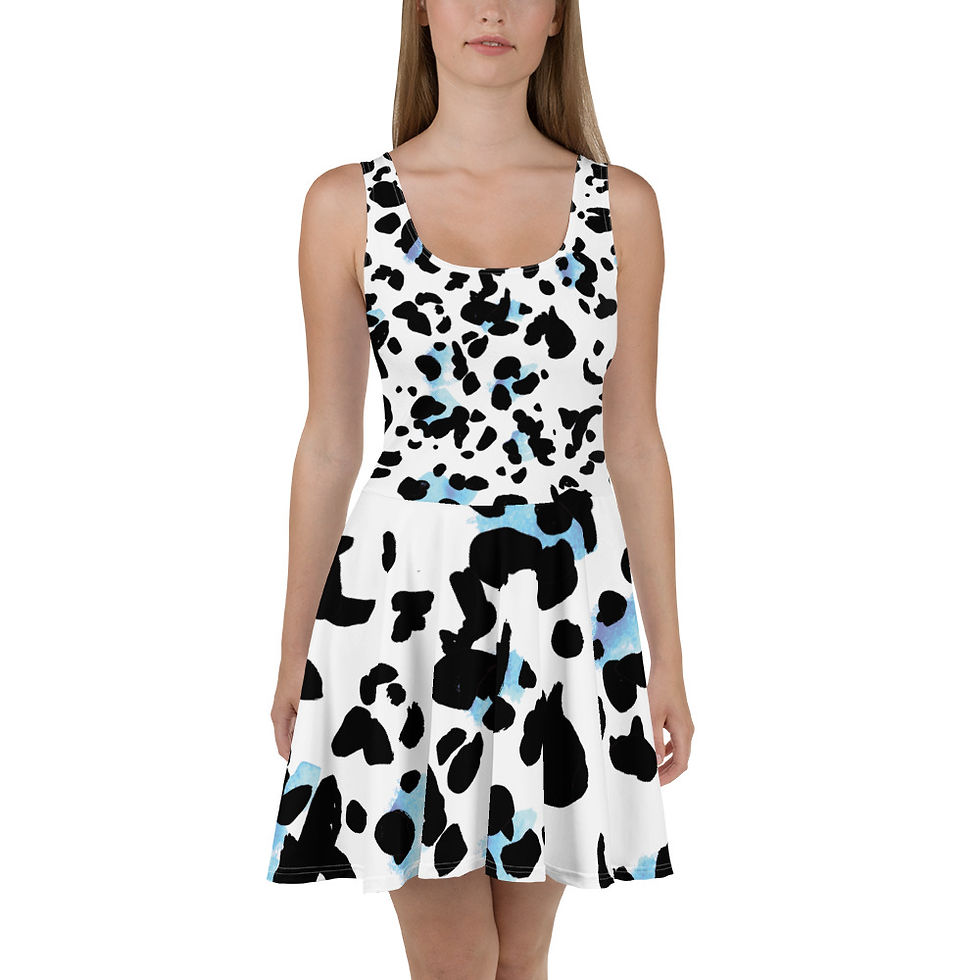 Thumbnail: Rockstar Essentials Women’s A-Line Skater Sun Dress (Arctic Cougar)