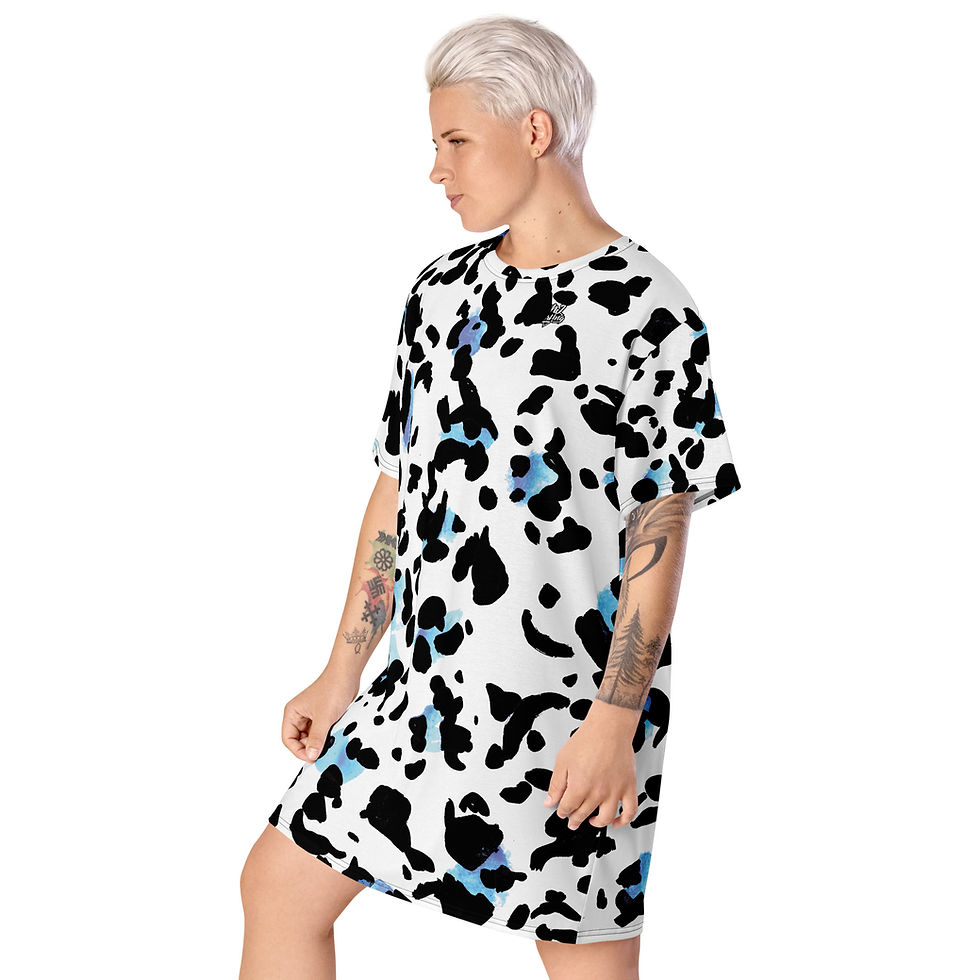 Thumbnail: Rockstar Essentials Women’s T-Shirt Dress (Arctic Cougar)
