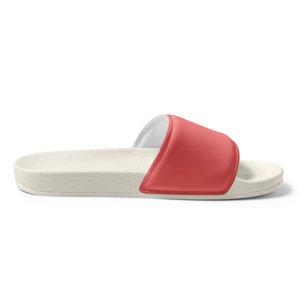 Thumbnail: Classic Essentials Men's Slides (Salmon/White)