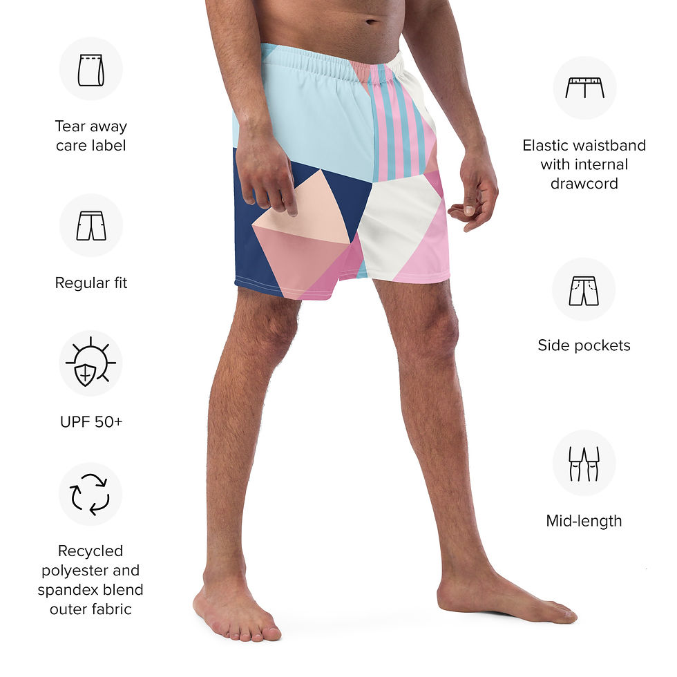 Thumbnail: Rockstar Essentials Men's Swim Trunks (Aleksandra) 