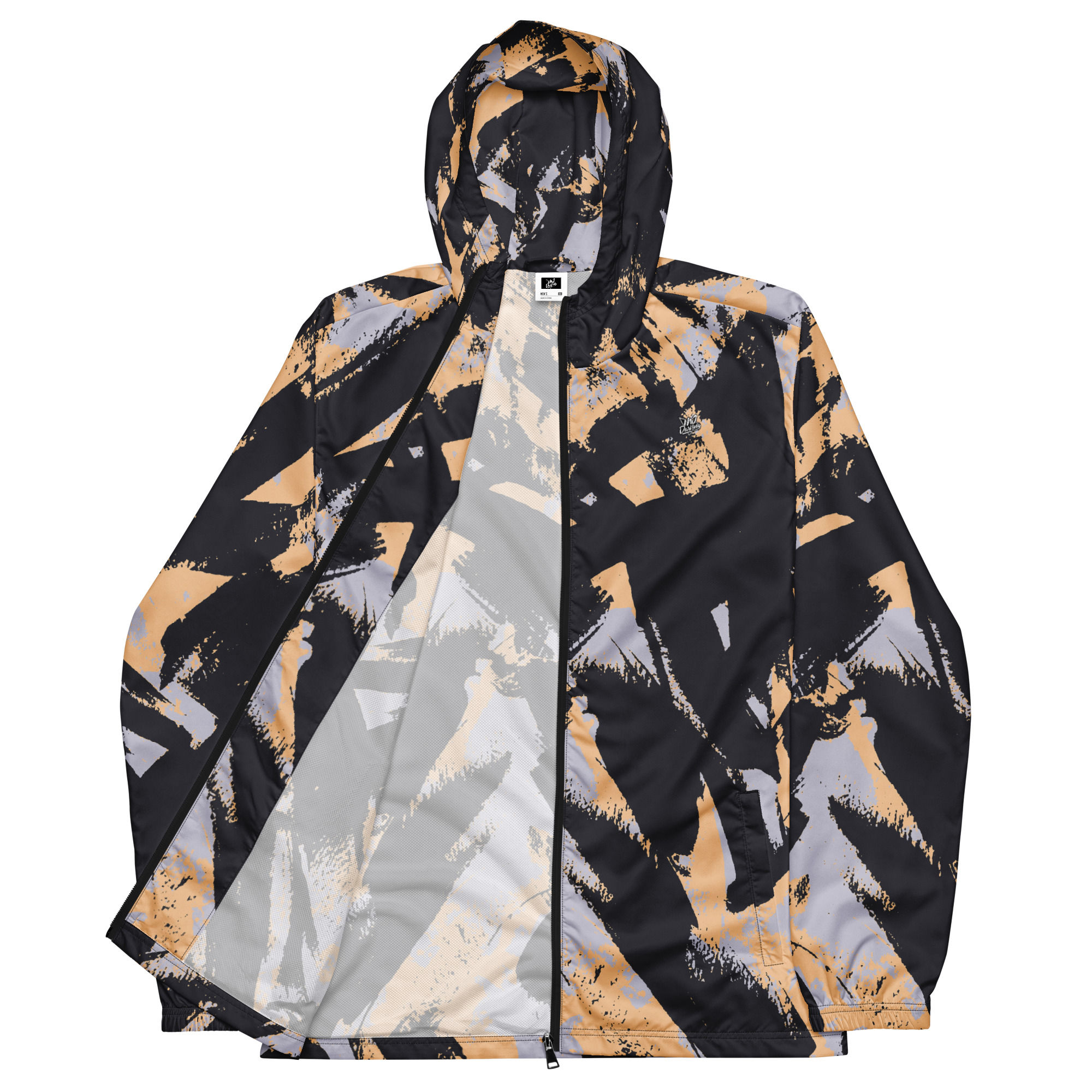 Rockstar Essentials Men’s Windbreaker (Brush Stroke)