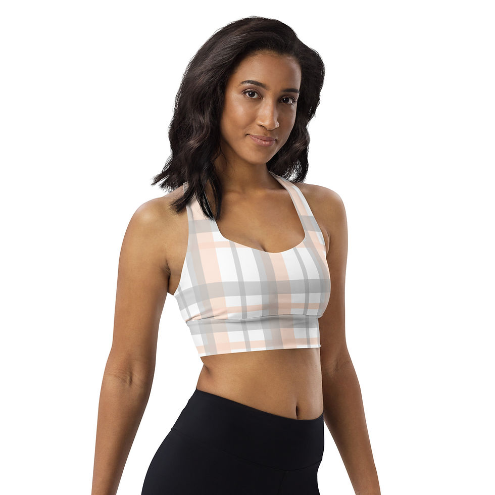 Thumbnail: Rockstar Essentials Women’s Longline Sports Bra/Top (Spr; Leslie)