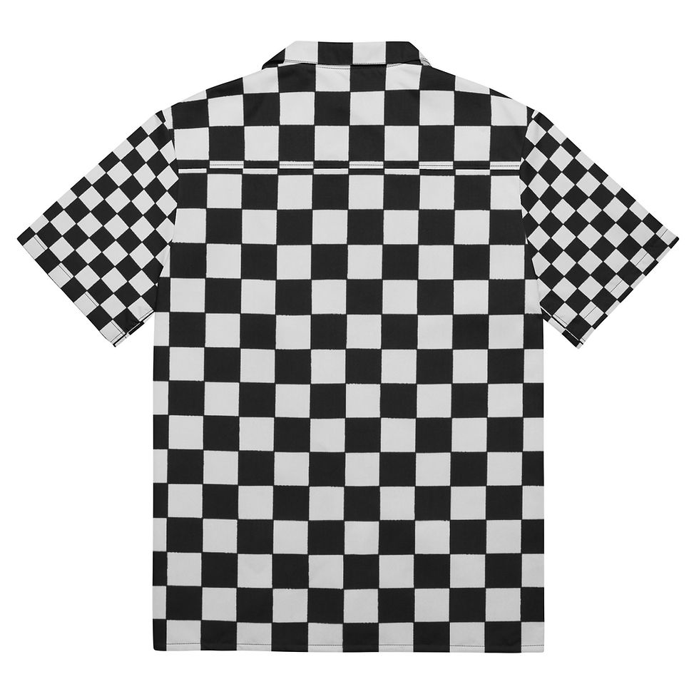 Thumbnail: Rockstar Essentials Short Sleeve Button-Down Shirt (Unisex; Punk; SHARP)