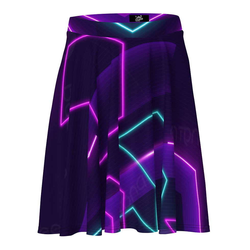 Thumbnail: Superhuman Essentials Women's A-Line Skater Sun Skirt (Uplifter)