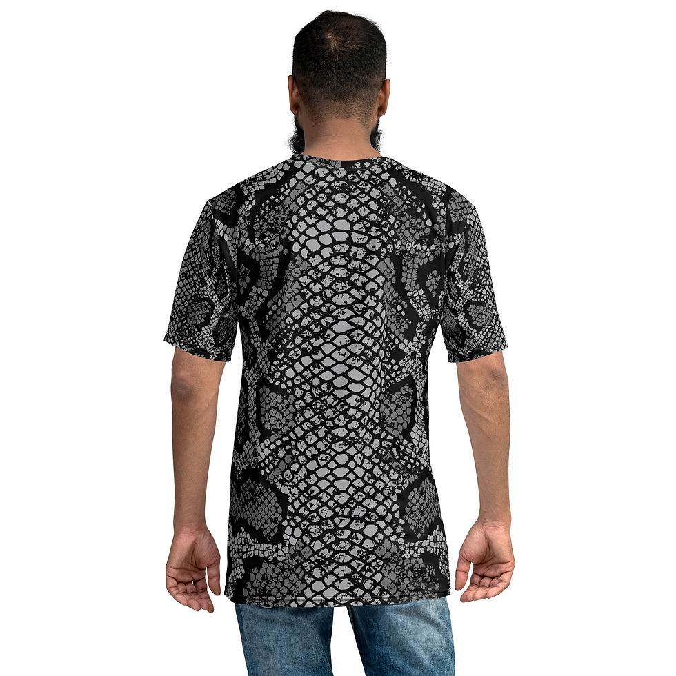 Thumbnail: Rockstar Essentials Men's T-Shirt (Cobra; Gray)