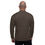 Thumbnail: Classic Essentials Bomber Jacket Liner Zip Sweater (Unisex; Chocolate)