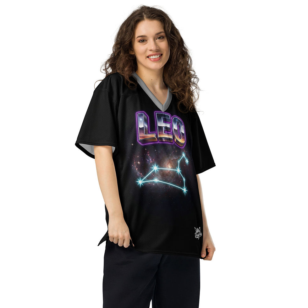Thumbnail: Zodiac American Football Jersey (Leo; Unisex)