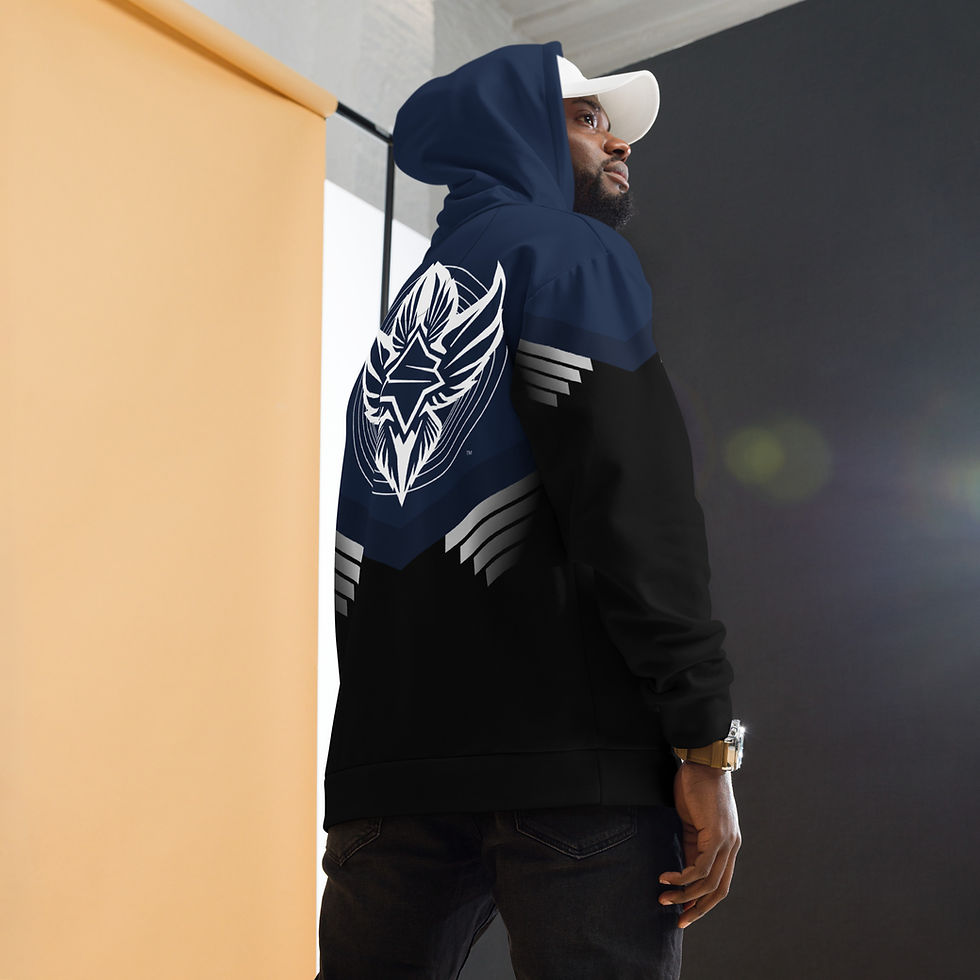Thumbnail: Superhuman Essentials Pullover Hoodie (Unisex; Paladin; Navy/Black)