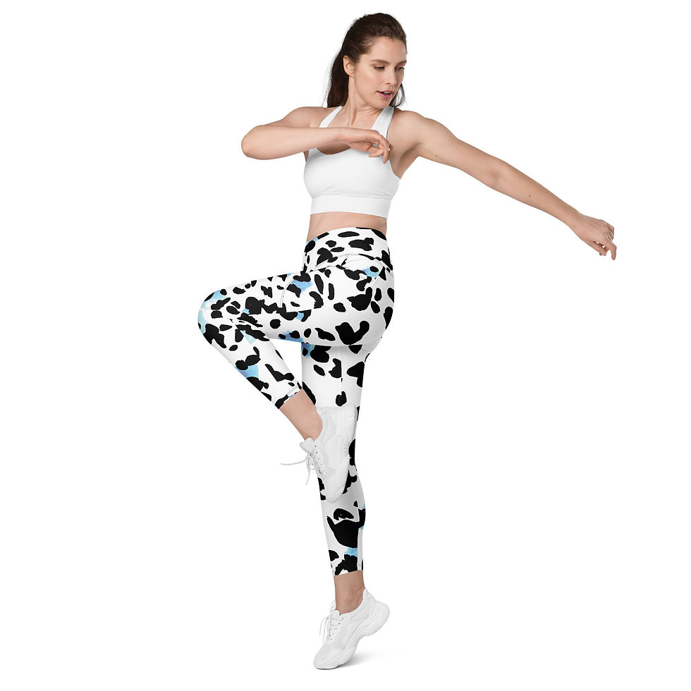 Thumbnail: Classic Essentials Women’s Crossover Leggings w/ Pockets (Arctic Cougar)