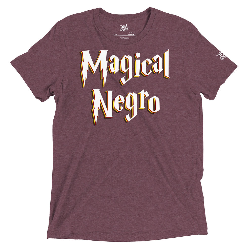 Thumbnail: Rockstar Essentials Short Sleeve T-Shirt (Unisex; Afropunk; Magical Negro)