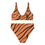 Thumbnail:  Rockstar Essentials Women's  High-Waisted Bikini (Tiger Style)