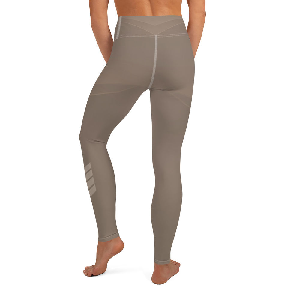 Thumbnail: Superhuman Essentials Women's Yoga Leggings w/ Pocket (Captain; Khaki)