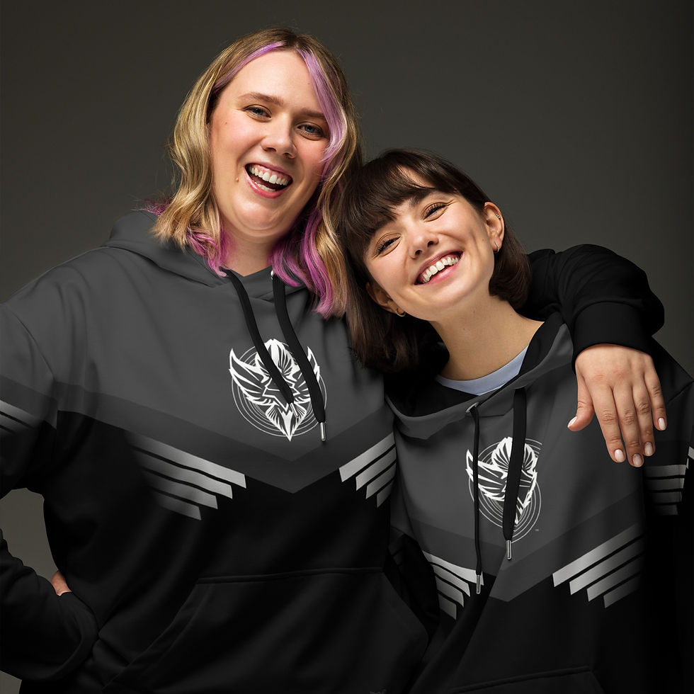 Thumbnail: Superhuman Essentials Pullover Hoodie (Unisex; Paladin; Gunmetal/Black)