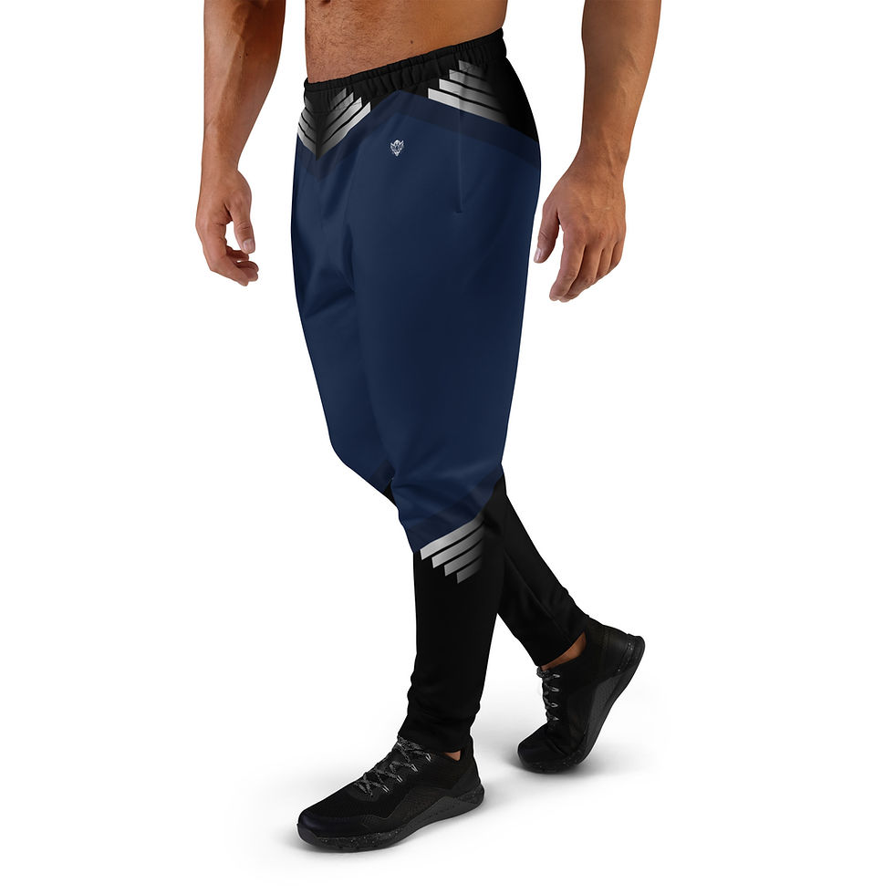 Thumbnail: Superhuman Essentials Men's Joggers (Paladin; Navy/Black)