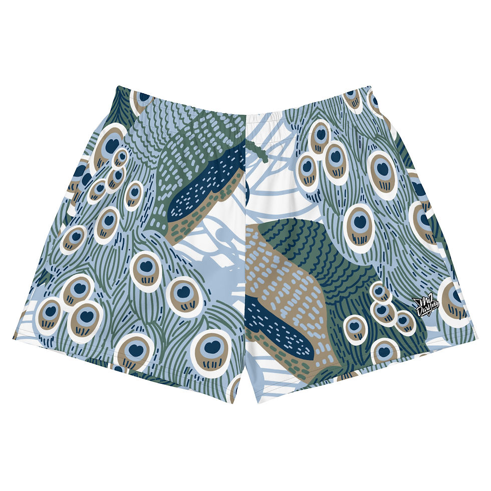 Thumbnail: Classic Essentials Athletic Shorts (Unisex; Peacock)