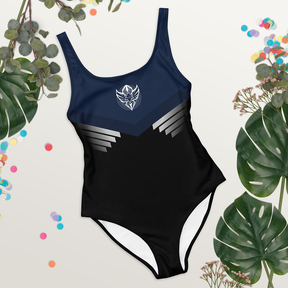 Thumbnail: Superhuman Essentials Women's One-Piece Swimsuit (Paladin; Navy/Black)