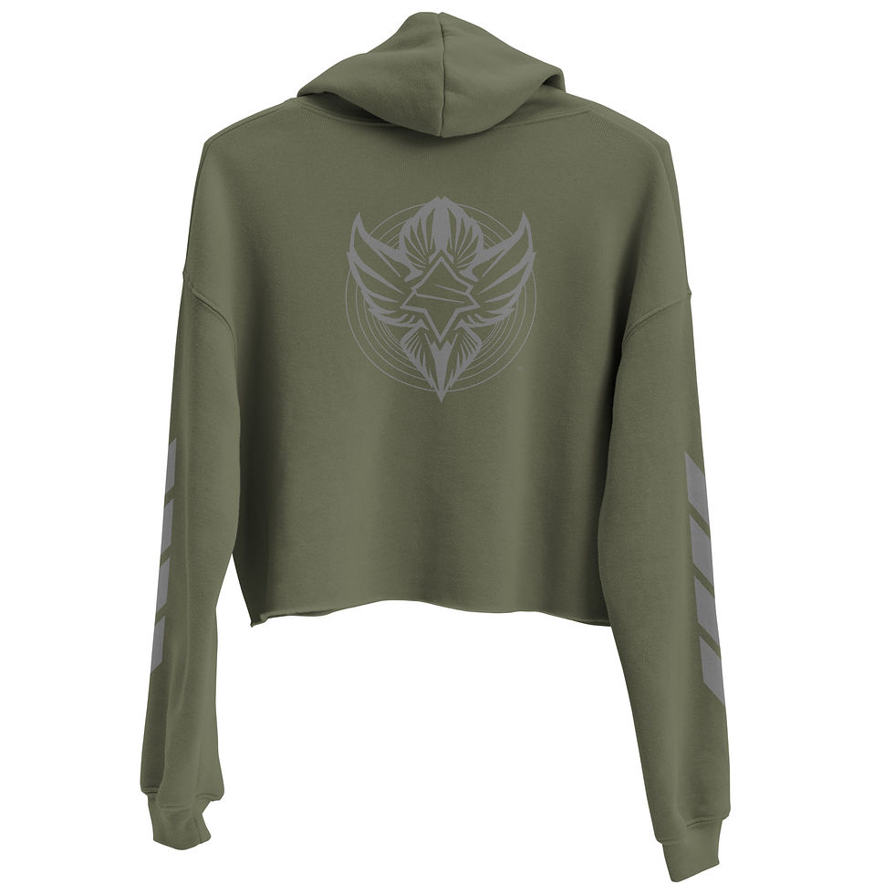 Thumbnail: Superhuman Essentials Women's Cropped Hoodie (Captain; w/ Color Options)