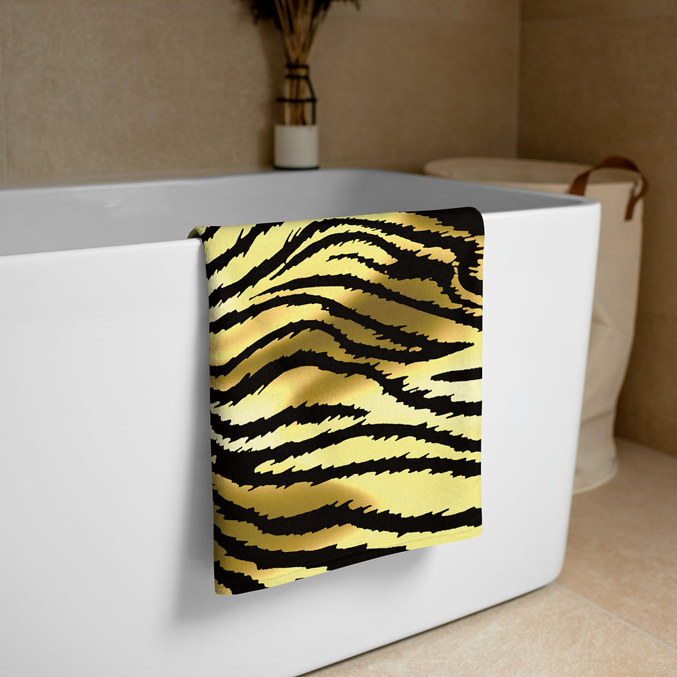 Thumbnail:  Rockstar Essentials Beach Towel/Cloak (Tiger Style 2)