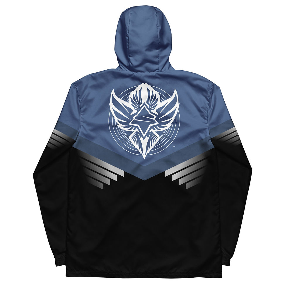 Thumbnail: Superhuman Essentials Men's Windbreaker (Paladin; Super Blue/Black)