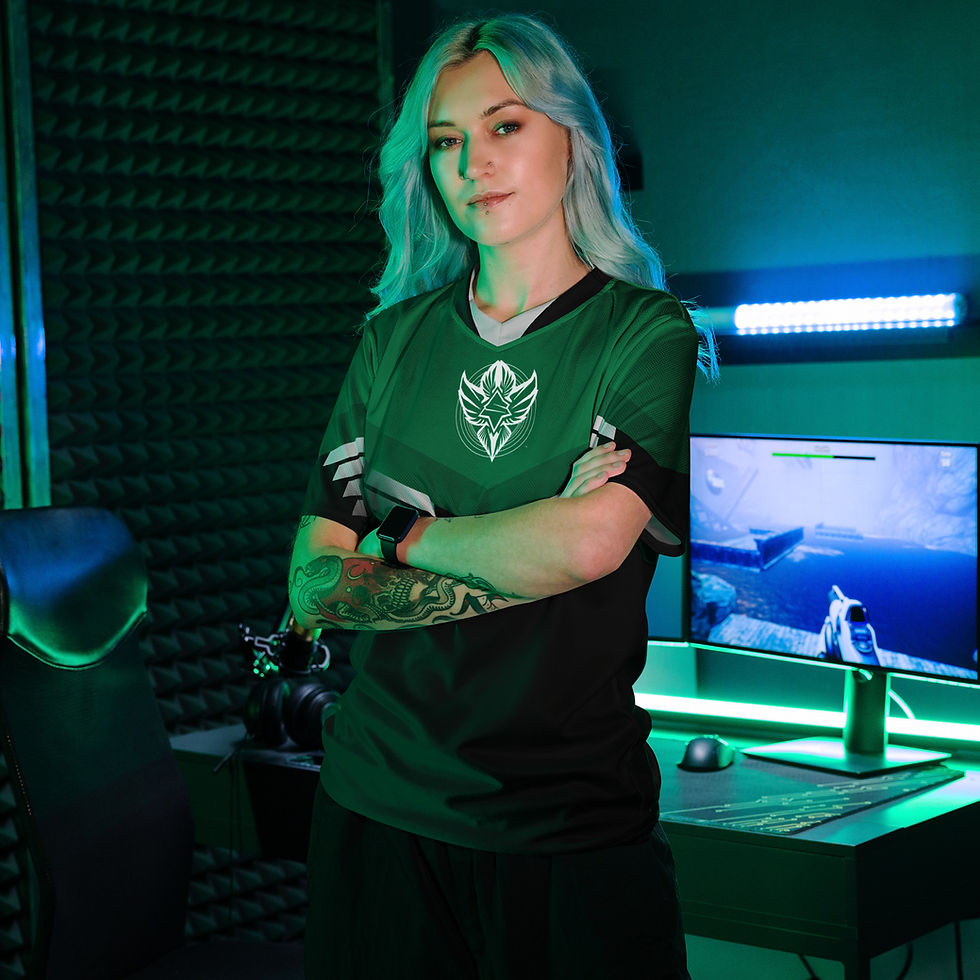 Thumbnail: Superhuman Essentials Sports Jersey (Unisex; Paladin; Emerald/Black)